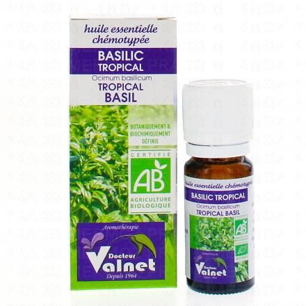 DOCTEUR VALNET Huile essentielle de basilic bio flacon 10ml