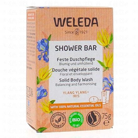 Shower bar - Douche végétale solide géranium ylang ylnag iris bio 75g