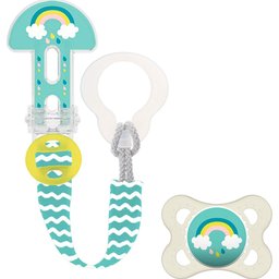 Broche Chupete y Chupete Silicona Clip It ! &amp Ori 1ud