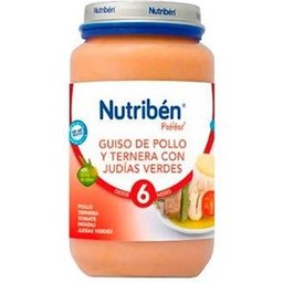 Nutribén® Ragoût de Poulet et Veau aux Haricots Verts 250 g