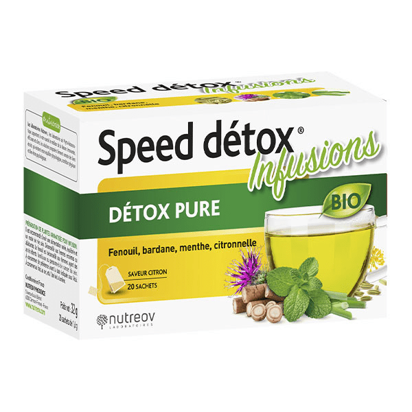 Speed Détox pure Infusion Bio - Boite 20 sachets