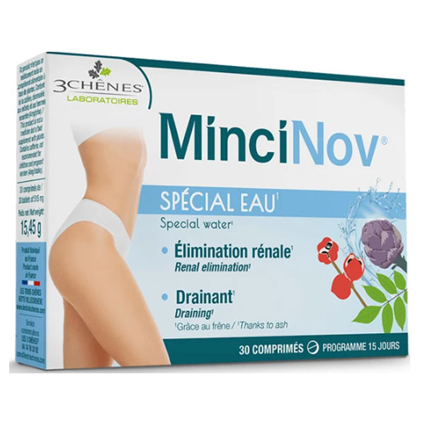 Minceur Anti-Eau Extraits Végétaux 30 comprimés
