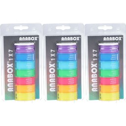 boîte à médicaments 1x7 couleurs assorties