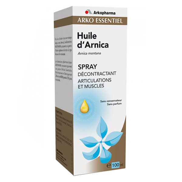 Huile d'Arnica Spray Décontractant 100ml