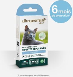 Pipettes répulsives Antiparasitaires pour chat