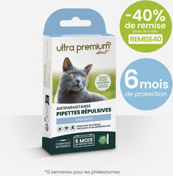 Pipettes répulsives Antiparasitaires pour chat