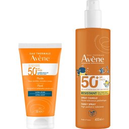 Pack Fluido SPF50+ 50ml + Spray Familia SPF50+ 400ml