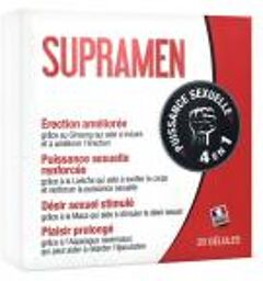 Préparation Alternative : Comprimés Supramen Vitalité Masculine - Boîte 20 Gélules