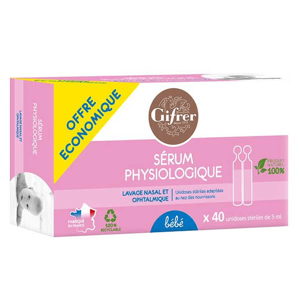 Sérum Physiologique 5ml 40 unidoses