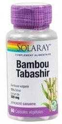 Silice Bambou - 300 mg Standardisé à 70% de Silice - 60 Caps. Vég. - Pot 60 capsules