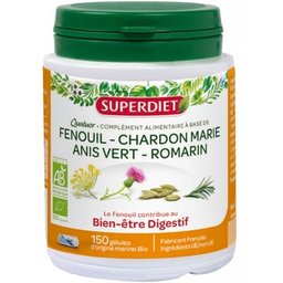 Super Diet Quatuor Fenouil Digestion Bio 150 gélules