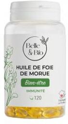 Huile de Foie de Morue - Pot 120 capsules