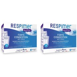 Respimer® Netiflow® Sachets DE Sels Minéraux Pour Irrigation Nasale