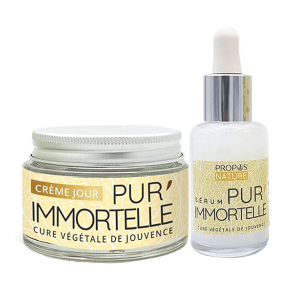 - Crème + Sérum Pur'Immortelle Bio