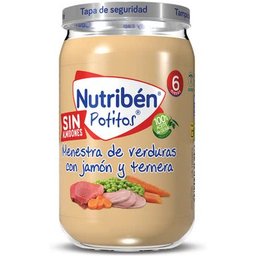 Petits Pots Sans Amidon Purée De Légumes Jambon Bœuf +6m 235g