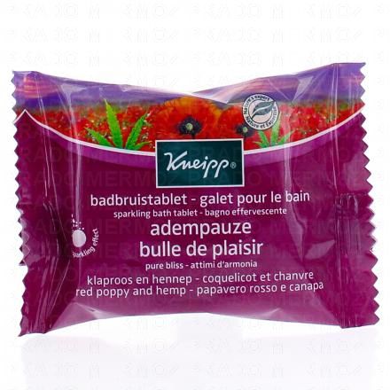 Galet pour bain Coquelicot et chanvre 80g