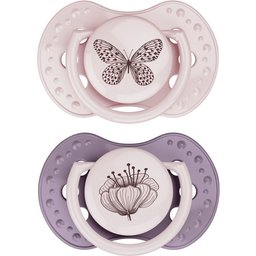 Tétine Dynamic Botanic Rose - Violet 18 mois et +