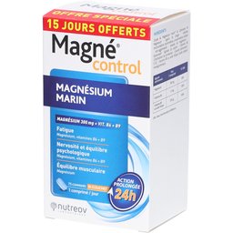 Nutreov Magne Control 300mg Mg + vit B6 – 60 cp + 15 offerts