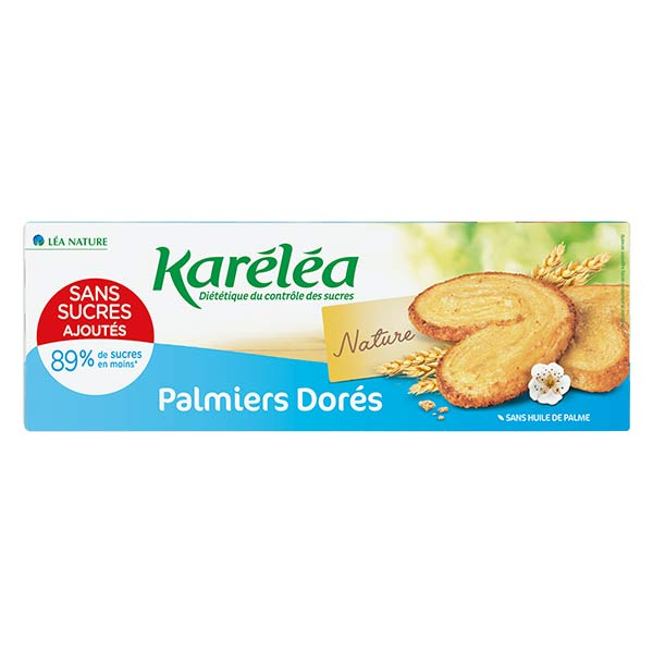 Biscuits Sans Sucres Ajoutés Palmiers Dorés 100g