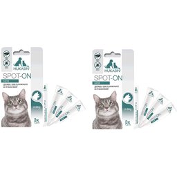 Hukasin® Spot On Chat - Protection contre les tiques et les puces