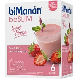 Sustitutive Shake Fraise 5+1 sachets