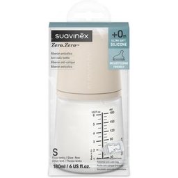 Biberon Anticolique T Silic +0M 180ml S Light Sand 1ut