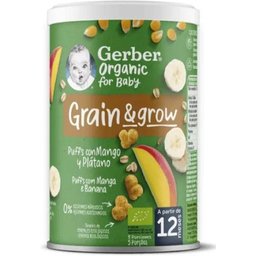Organic Grain&Grow Mango y Plátano +12M 35g