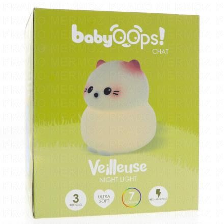 BABYOOPS Veilleuse Enfants chat