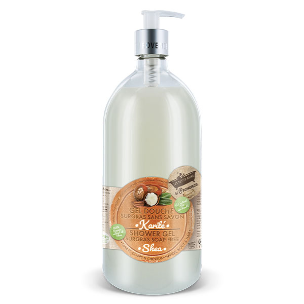 Gel Douche Surgras sans Savon Karité 1L