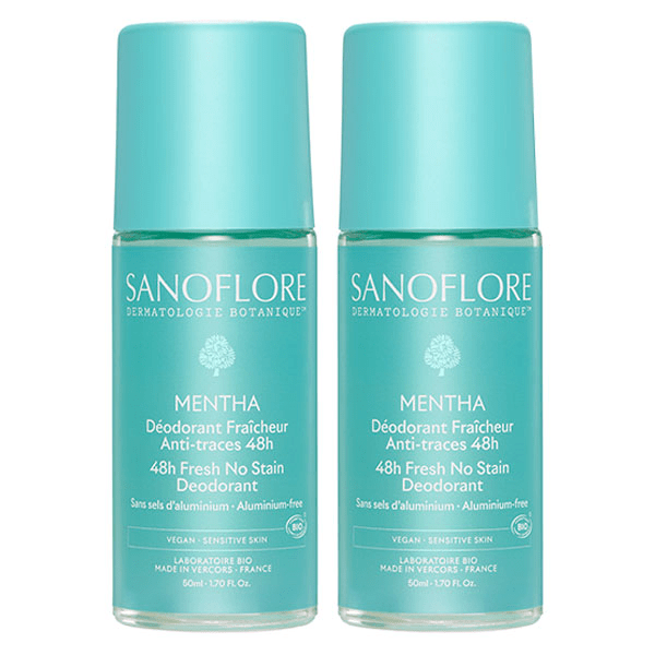 Déodorant Mentha 48h - lot de 2x50 ml