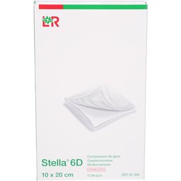 Stella 6D Compresses Stériles 10X20Cm