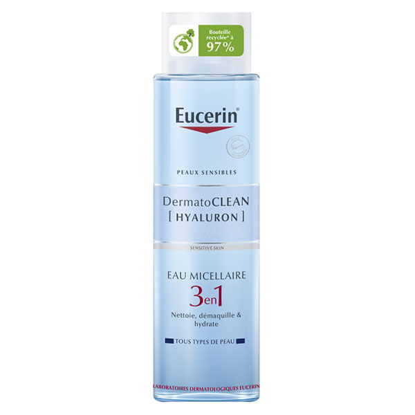 DermatoClean Hyaluron Eau Micellaire 3 en 1 Tous Types de Peaux 400ml