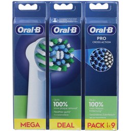 Oral-B Pro Cross Action Têtes de recharge de brosse à dents