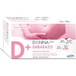 Donna Plus+ Embarazo 30 Perlas + 30 Cápsulas Duras