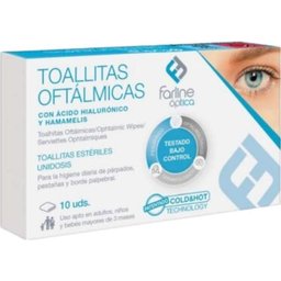 Optica Lingette Ophtalmique Acide Hyaluro Cold&Hot 10uds