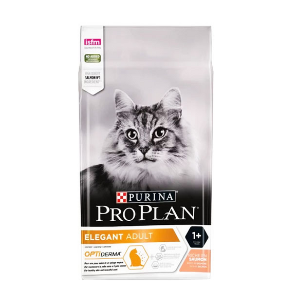 Proplan Elegant OptiDerma Chat Adulte Saumon 3kg