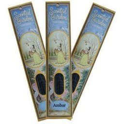 Kit de bâtonnets d'encens Amber Scented Garden