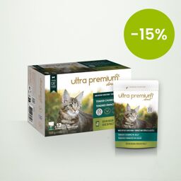 Sachets Fraîcheur Chaton / Chat adulte Sans Céréales - Tendres émincés en gelée riches en poulet