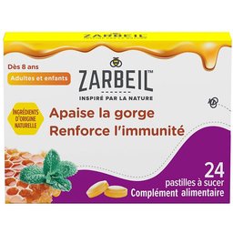 Zarbeil Pastilles à sucer adultes et enfants dès 8 ans