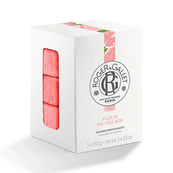 Roger & Gallet Fleur de Figuier Coffret Savon Bienfaisant 3 x 100g
