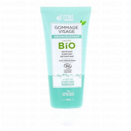 Lait de chèvre gommage visage bio 75ml