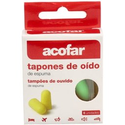 Monter les bouchons d'oreille avec 6 bouchons d'oreille en mousse