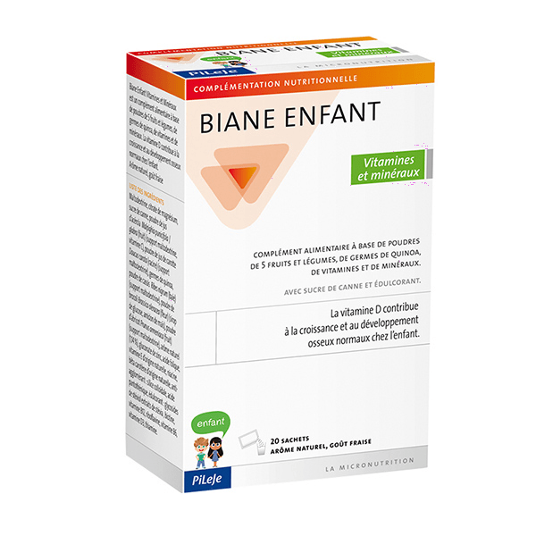 Biane Enfant Vitamines et Minéraux 20 sachets