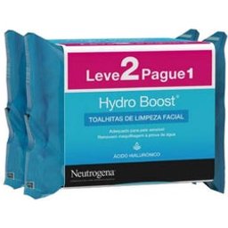 Neutrogena Hydro Boost Pack Lingettes nettoyantes Hydro Boost 2x25pcs