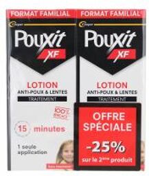 XF Anti-Poux et Lentes Lotion Lot de 2 x 200 ml Offre Spéciale - Lot 2 x 200 ml