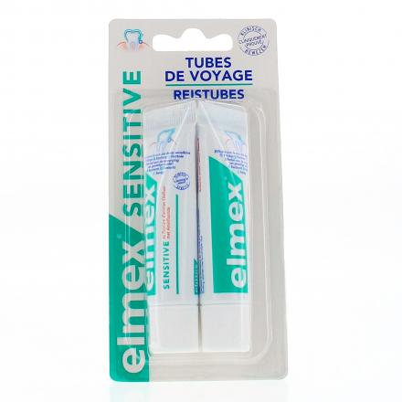 Sensitive dentifrice tubes de voyage 12ml x 2