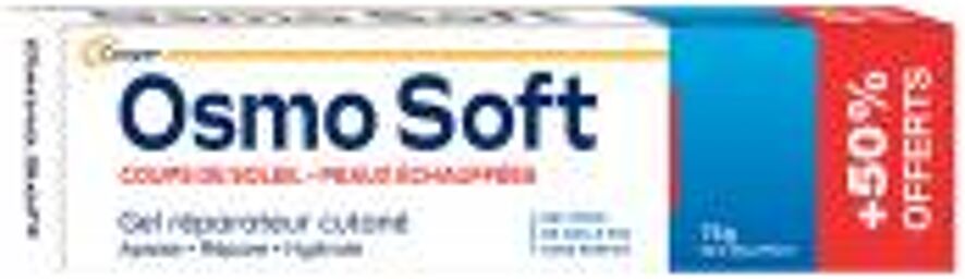 Osmo Soft Gel Réparateur Cutané Coups de Soleil et Peaux Échauffées 75 g + 25 g Offert - Tube 75 g + 25 g Offert