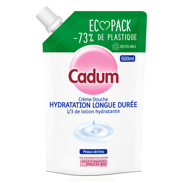 Hydratation Longue Durée Crème Douche Huile d'Amandes Douces Recharge 500ml