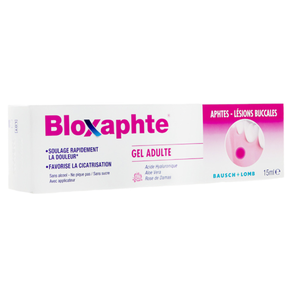 Bloxaphte Gel Adulte Aphtes et Lésions Buccales 15ml