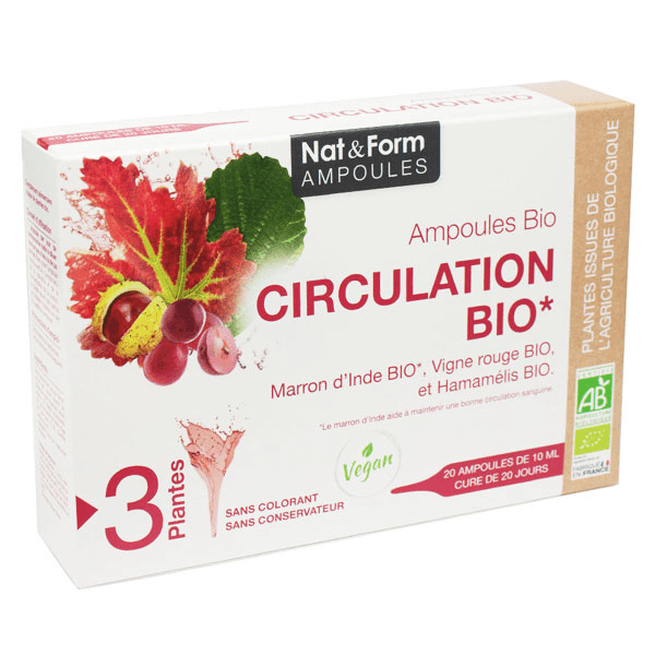 Ampoules Circulation Bio 20 unités